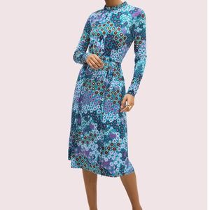 Kate Spade Pacific Petals knit dress NWT